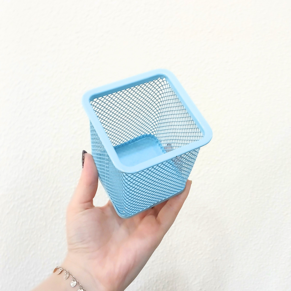 Porta Canetas Aramado Azul Pastel OR5116 BRW - #4