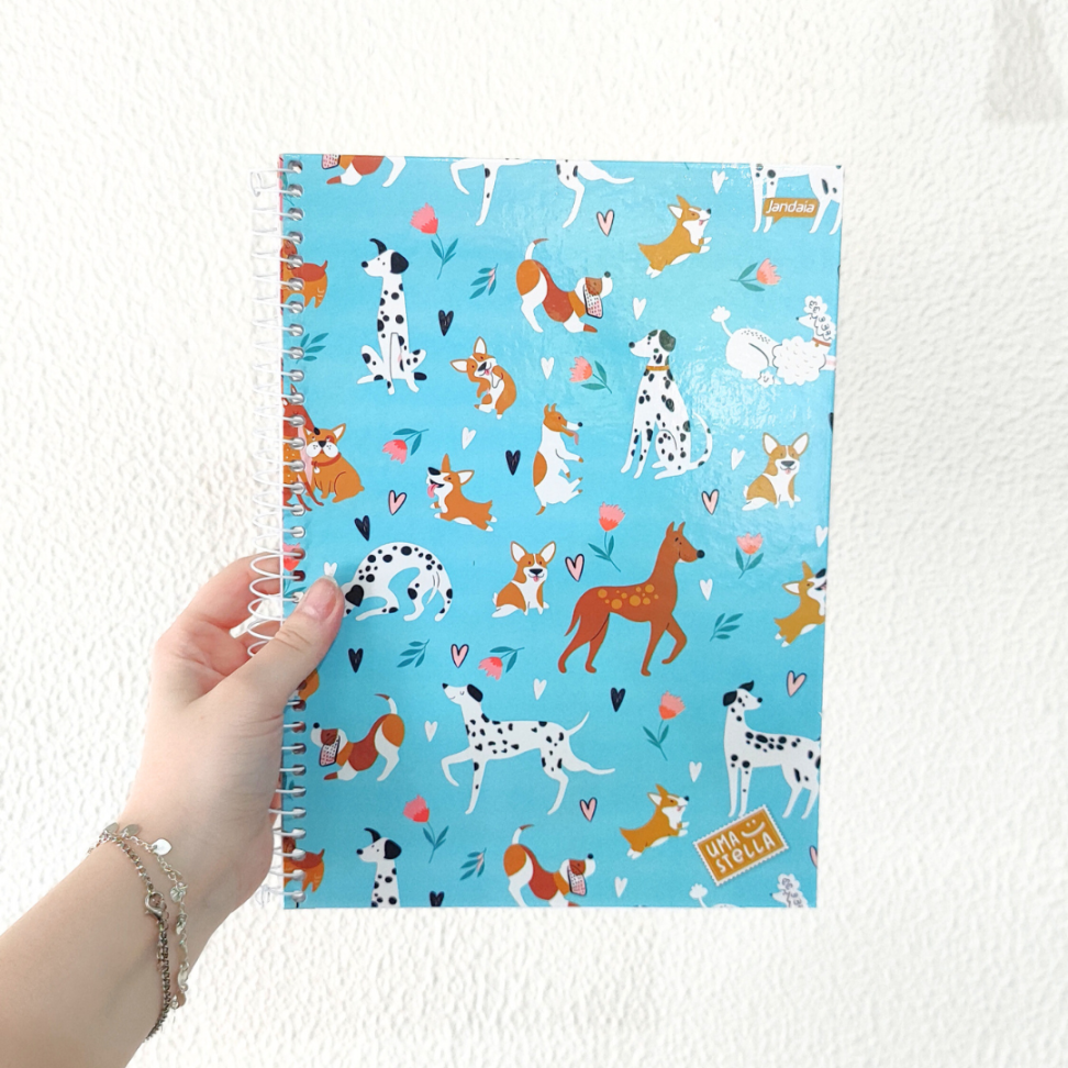 Caderno com Espiral Universitário Uma Stella 1 Matéria Jandaia - #16