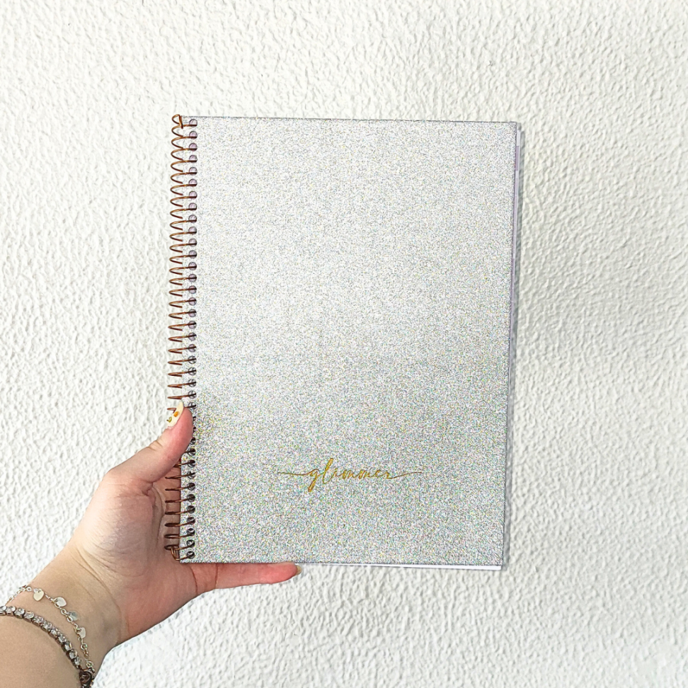 Caderno com Espiral Colegial Glimmer 1 Matéria Animativa - #1