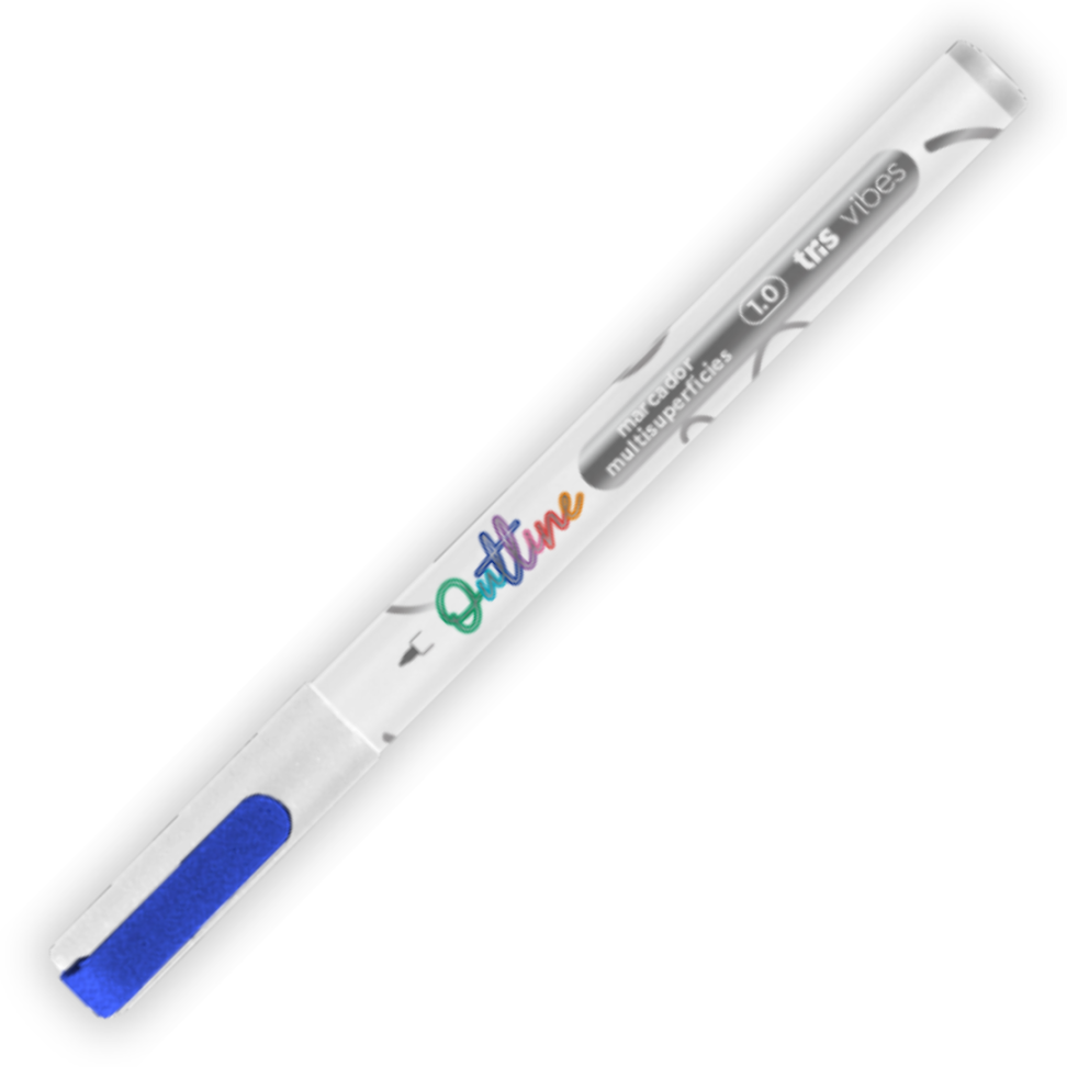 Marcador Multisuperfícies Outline Vibes 1.0 Tris - #7