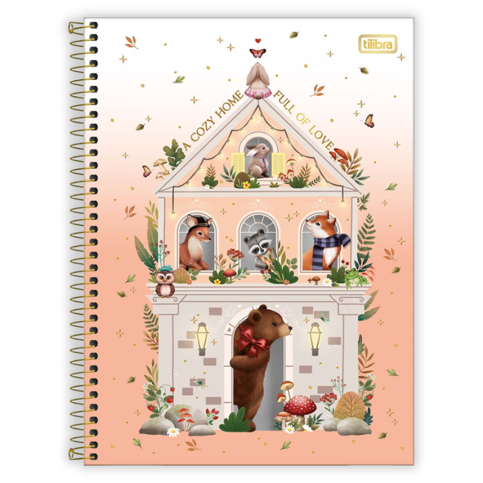 Caderno com Espiral Universitário Loveland 10 Matérias Tilibra - #1
