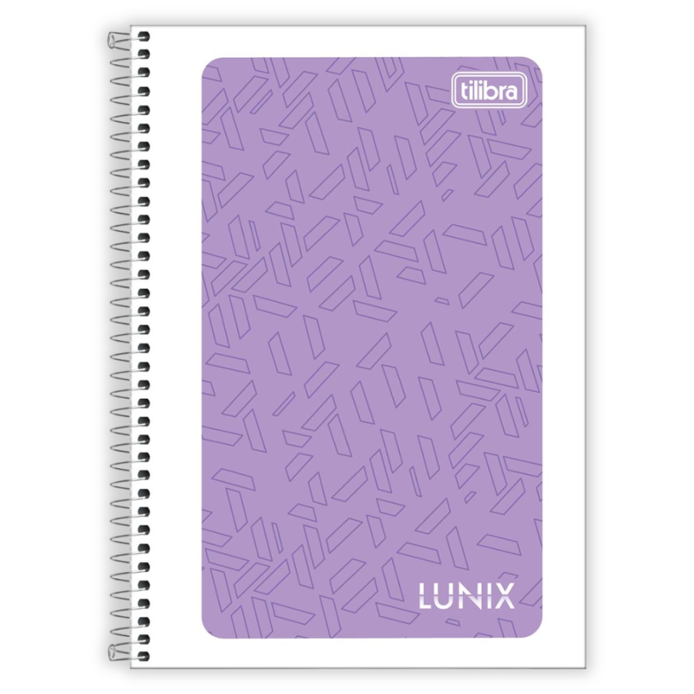 Caderno com Espiral Capa Flexível Pequeno 1/4 Lunix Tilibra - #5