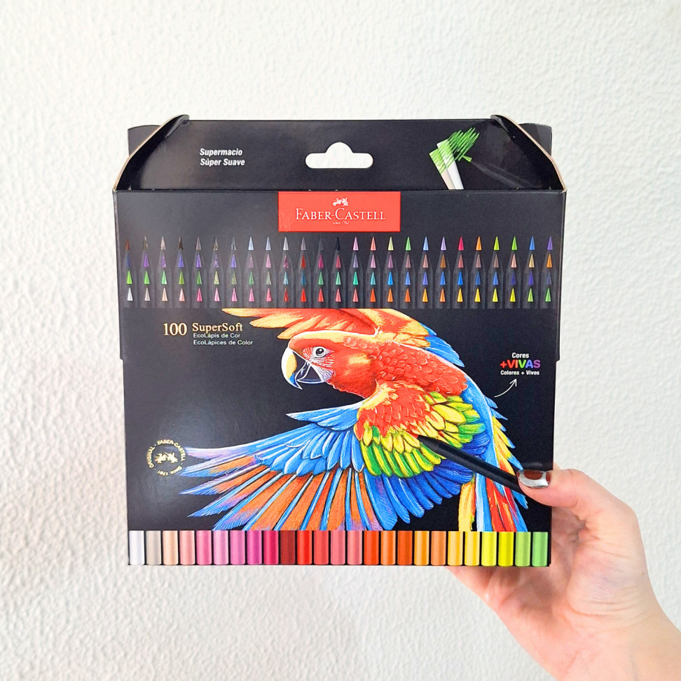 Lápis de Cor Eco SuperSoft Stand 100 Cores Faber-Castell - #4