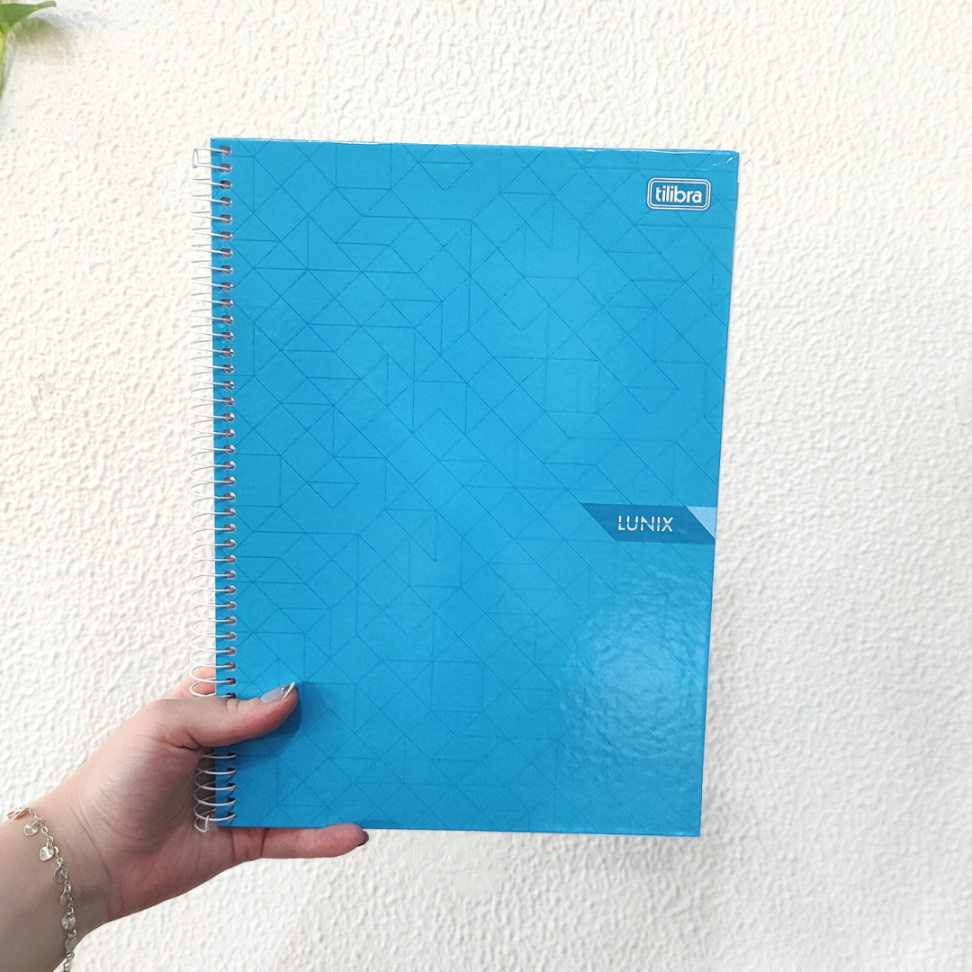 Caderno com Espiral Universitário 1 Matéria Lunix AltTilibra - #1