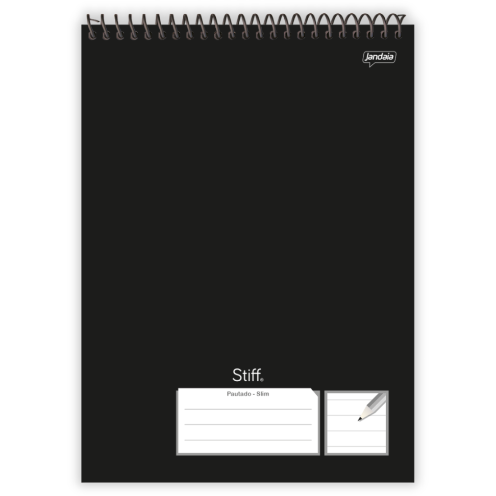 Caderno com Espiral Vertical Stiff Jandaia - #1