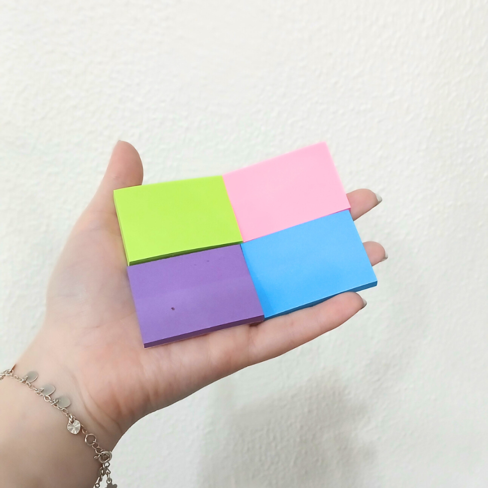 Blocos Smart Notes 38mm x 51mm 4 Cores Color BRW - #3