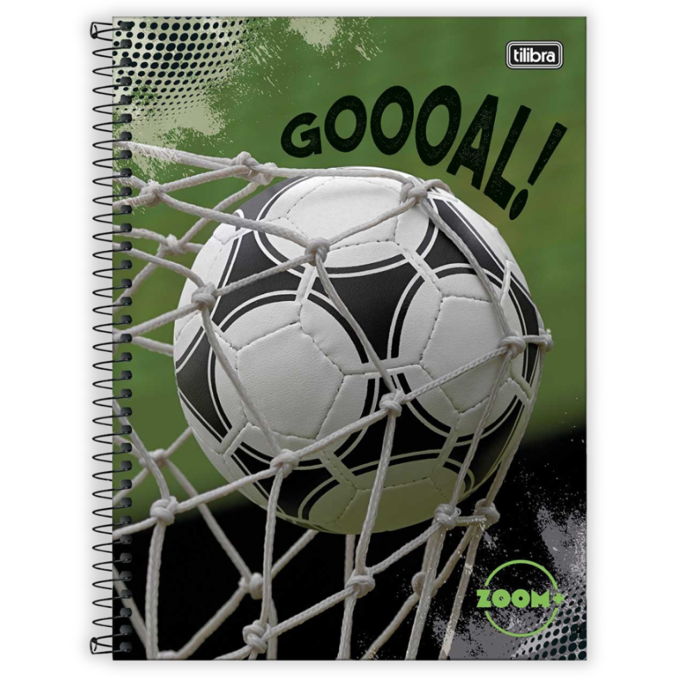 Caderno com Espiral Universitário 1 Matéria Zoom+ Masculino Tilibra - #1
