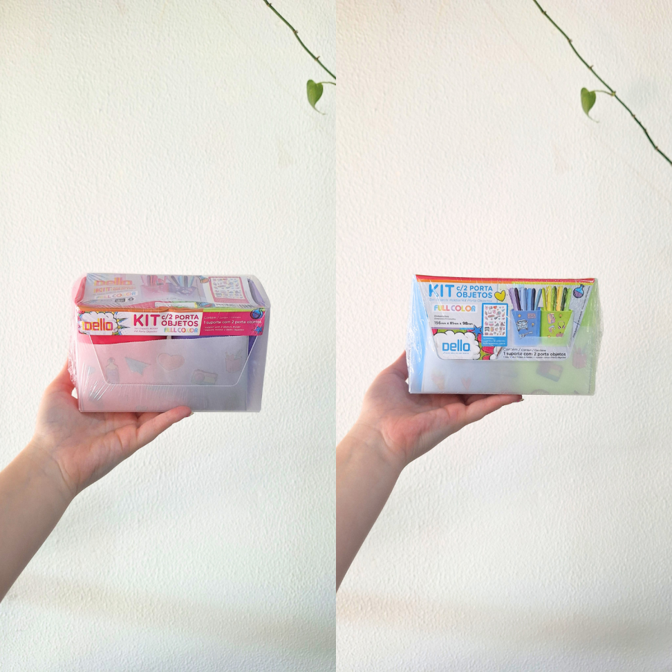 Kit Porta Objetos Duo Full Color Dello - #5