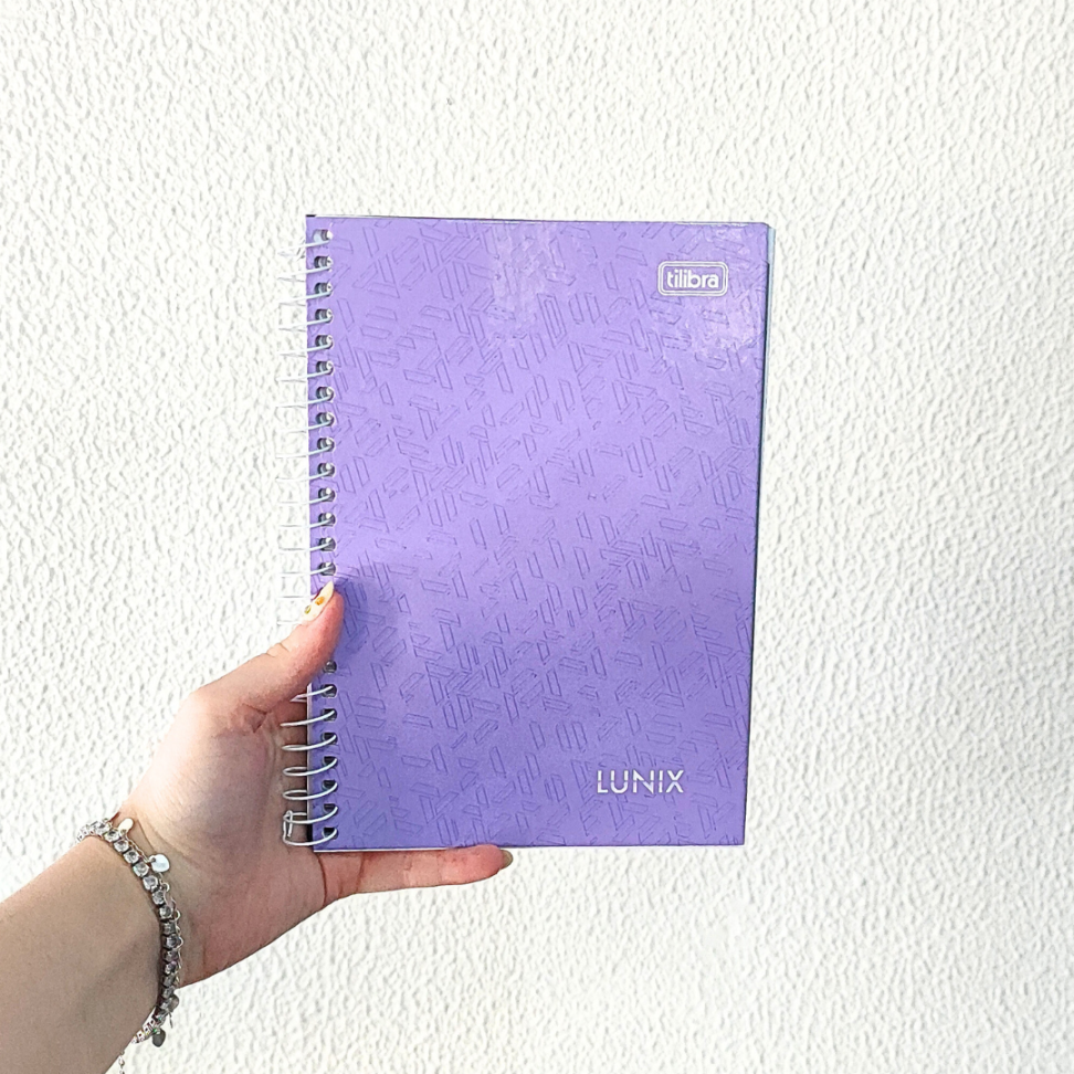 Caderno com Espiral Pequeno 1/4 Lunix Tilibra - #13