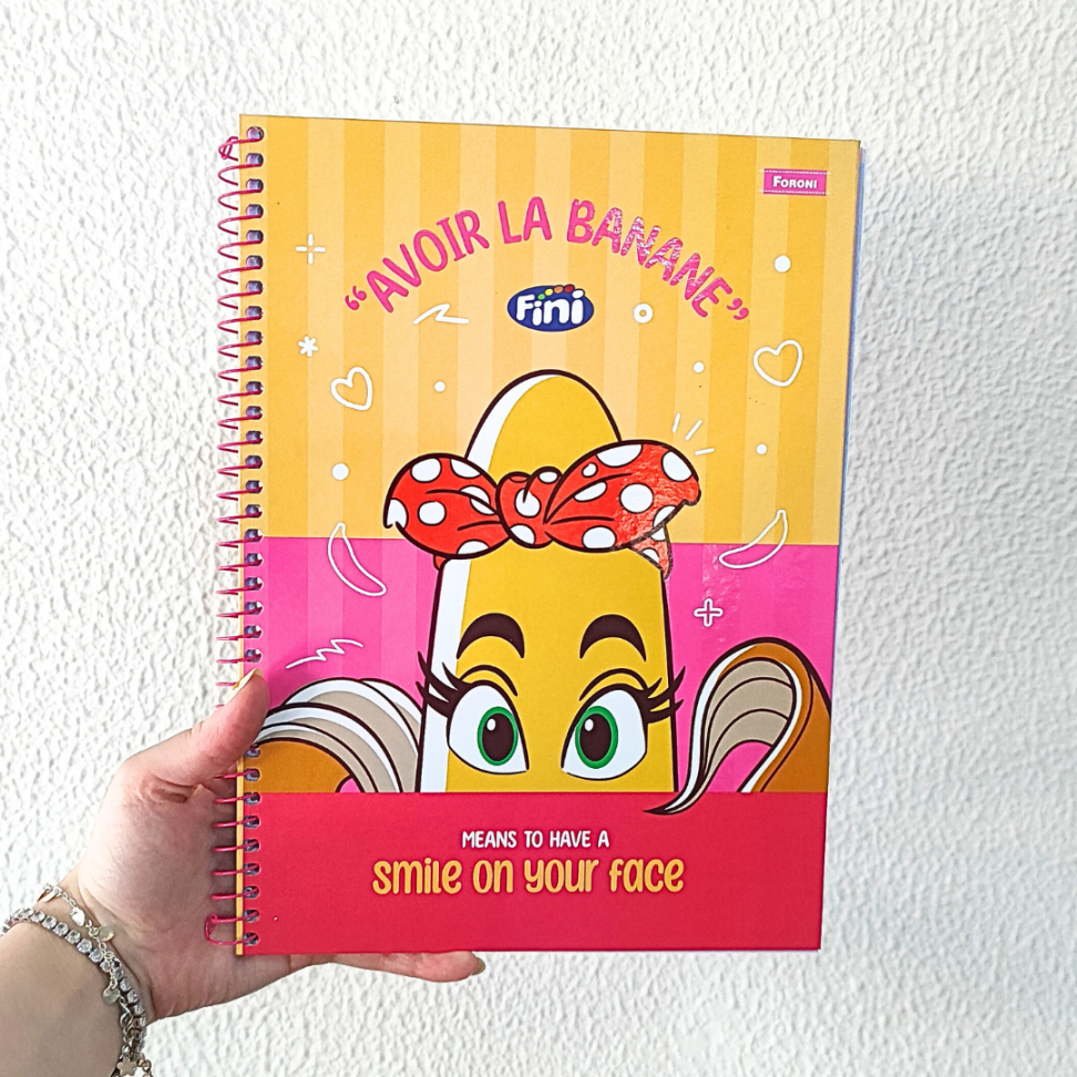 Caderno com Espiral Universitário com Cheirinho Fini 1 Matéria Foroni - #1