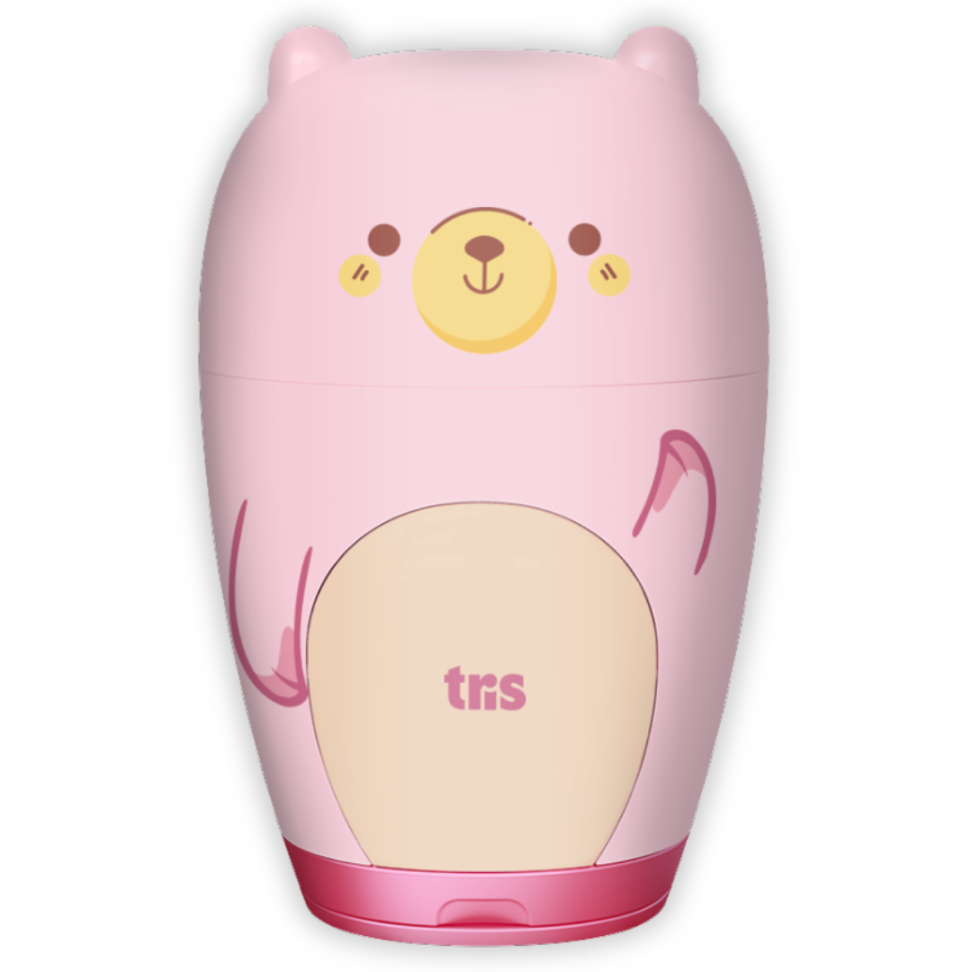 Apontador Duplo com Depósito e Borracha Ursinho Tris - #3