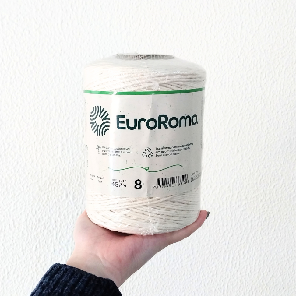 Barbante Cru N.8 457m EuroRoma