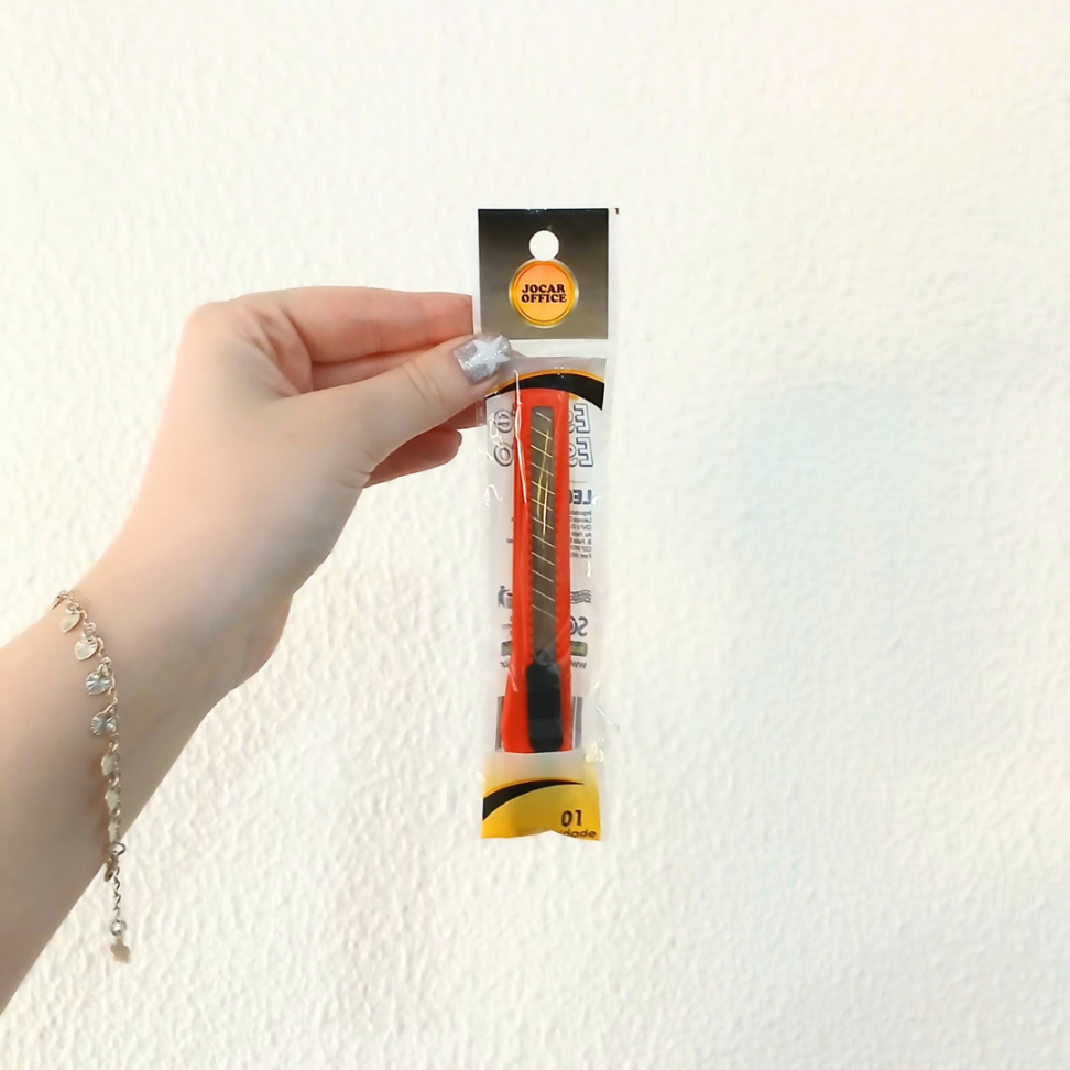 Estilete Estreito Plástico Jocar Office - #7