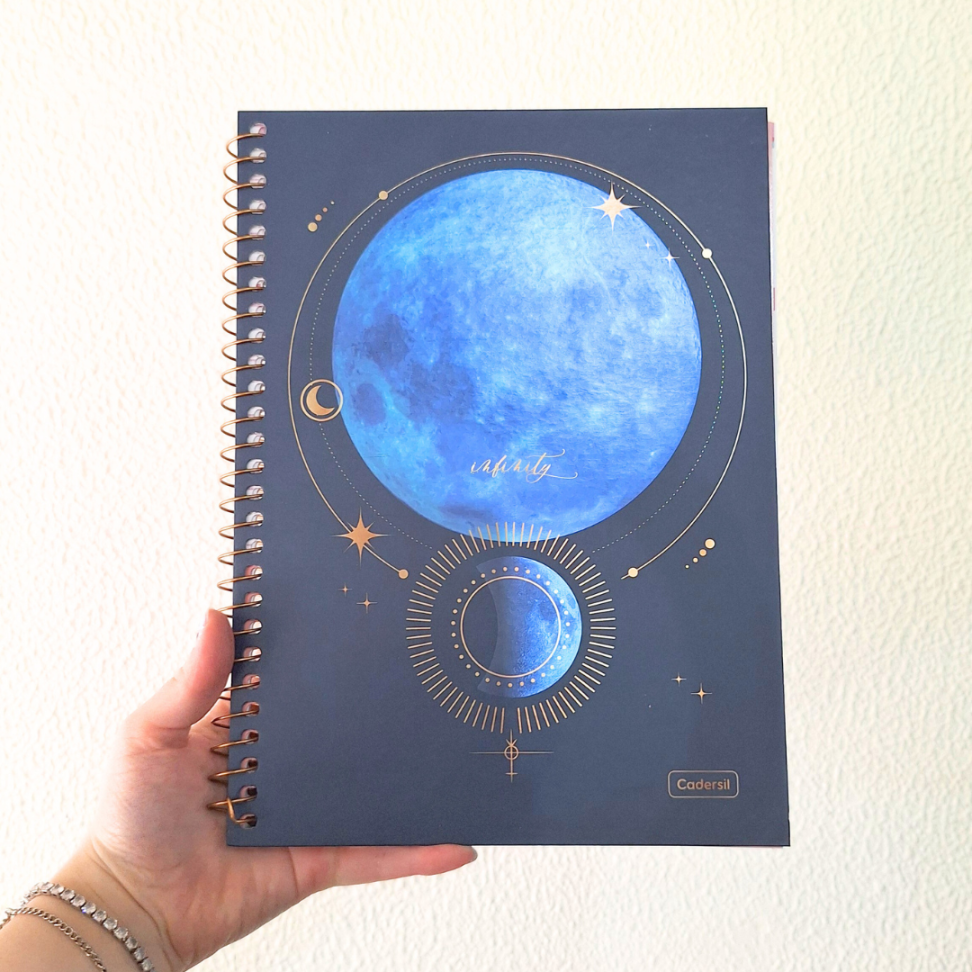 Caderno com Espiral Universitário Infinity 1 Matéria Cadersil - #7