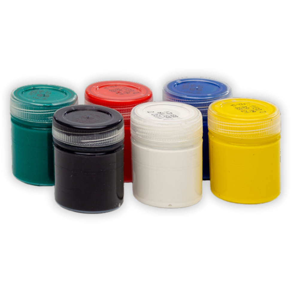 Tinta Têmpera Guache Escolar 6 Cores Pira - #2