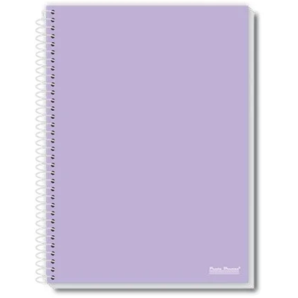 Caderno com Espiral Universitário Office Color 1 Matéria Pauta Branca - #4