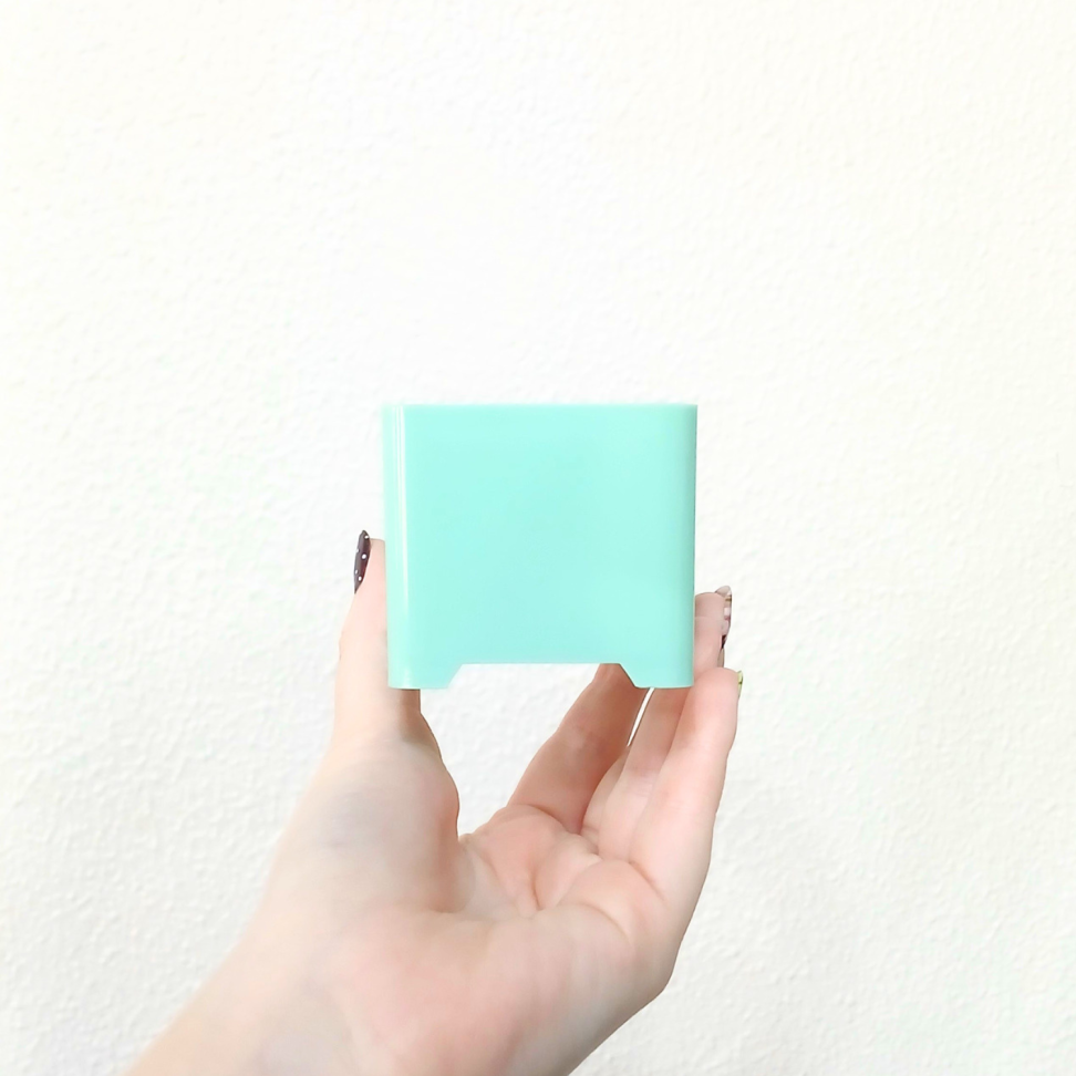 Porta Canetas Acrílico Duplo Turquesa Pastel Maxcril - #5