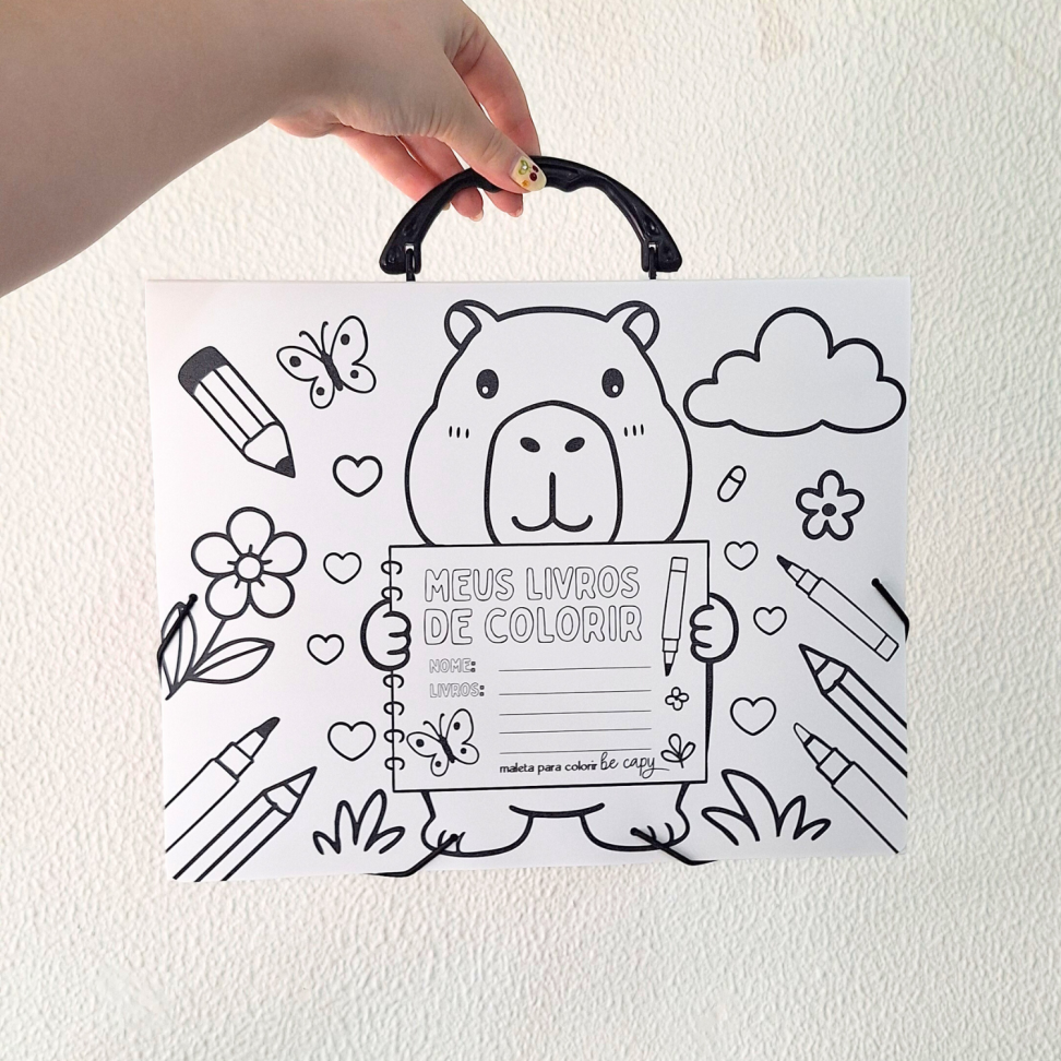 Pasta Maleta A4 para Colorir Be Capy Dello - #3