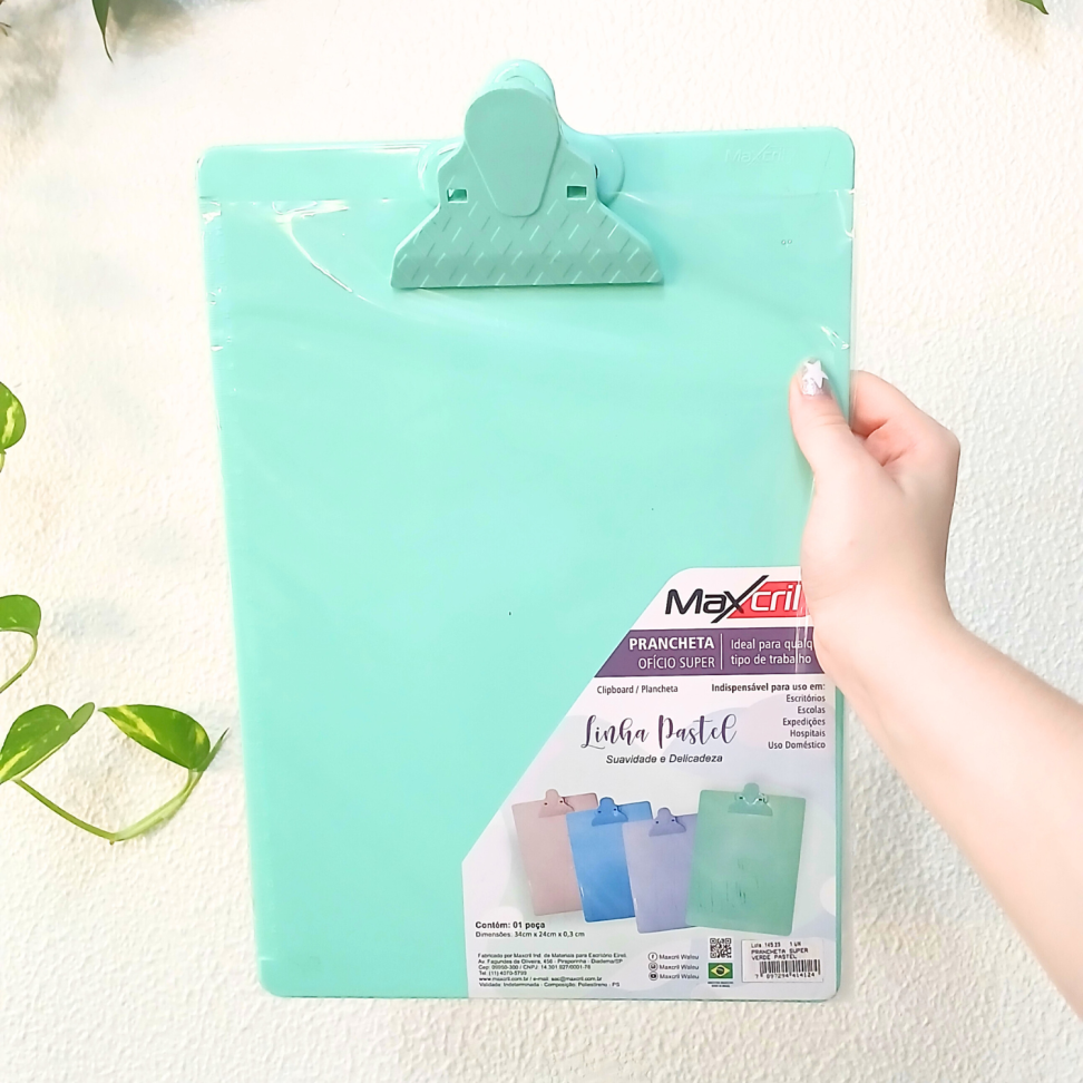 Prancheta Ofício Acrílico Linha Pastel Maxcril - #6