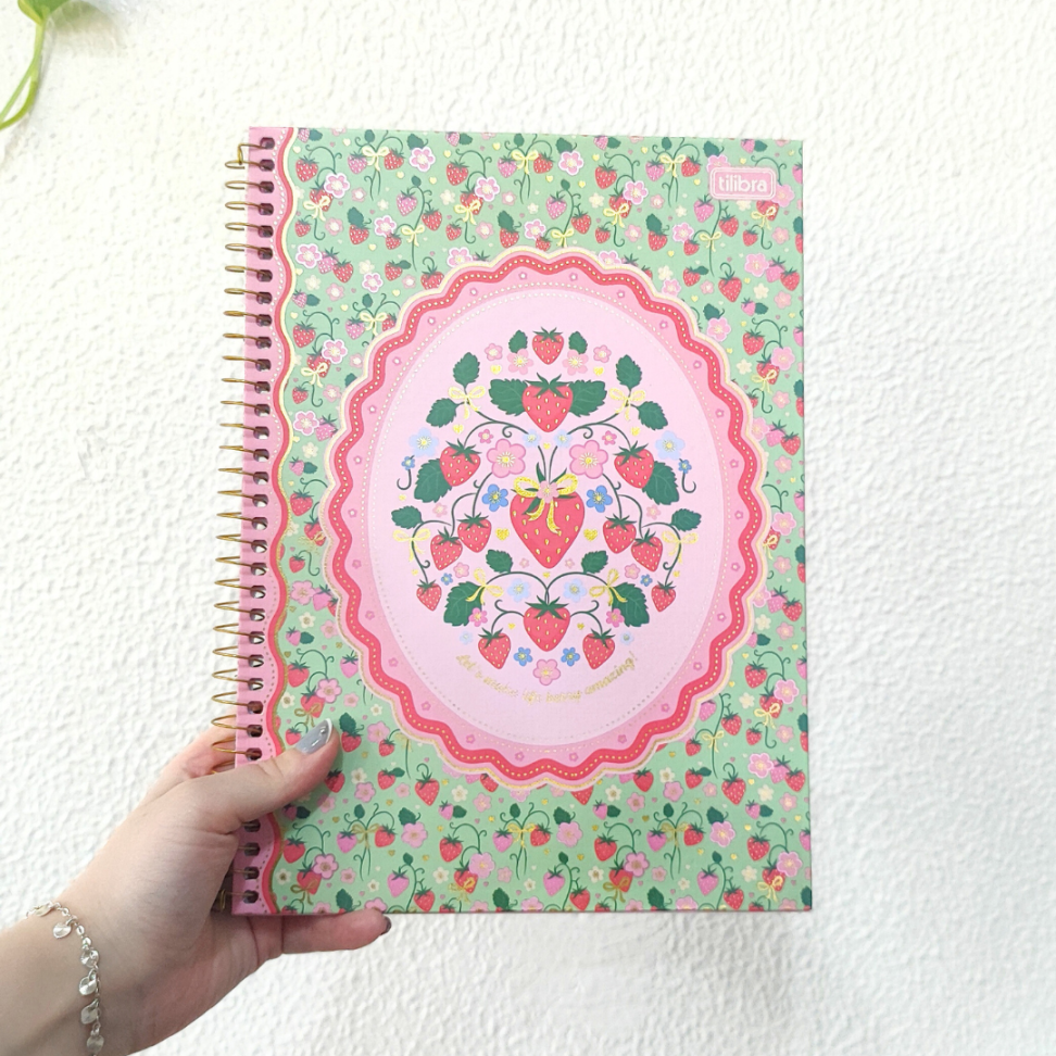 Caderno com Espiral Universitário 1 Matéria Be Berry Tilibra - #1