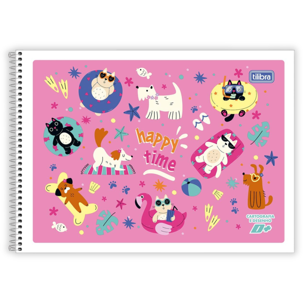 Caderno de Cartografia e Desenho Capa Flexível D+ Tilibra - #1