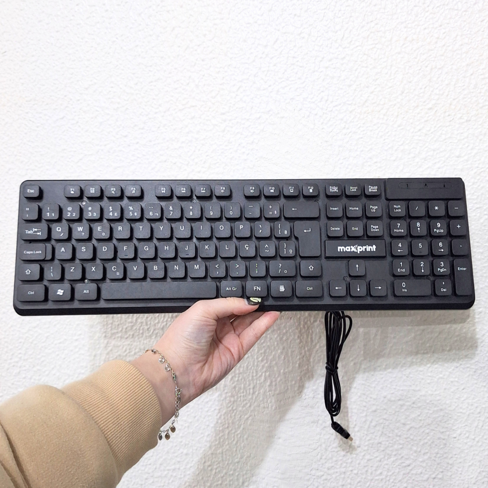 Teclado com Fio TE2001 Maxprint - #4