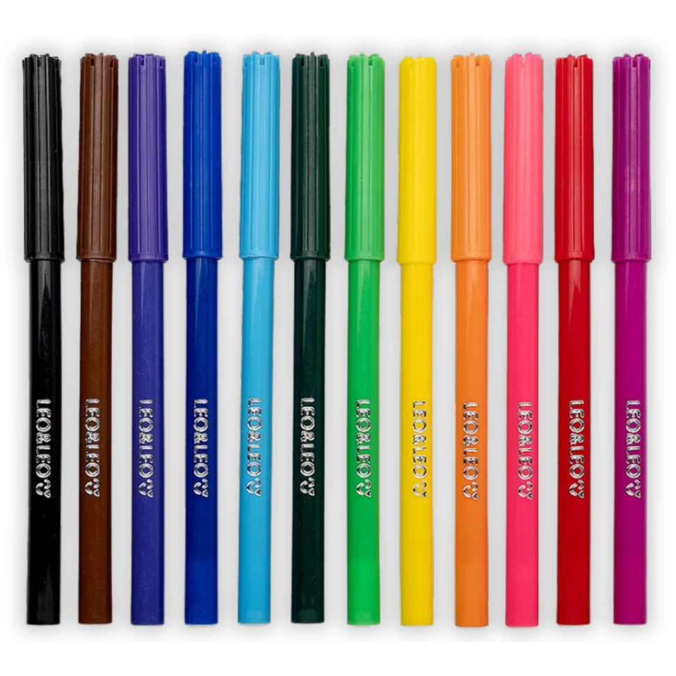 Canetinha Hidrocor 12 Cores Leo e Leo - #2