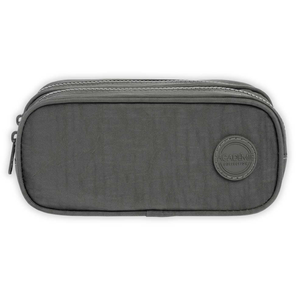 Estojo Duplo Cinza Académie Tilibra - #1