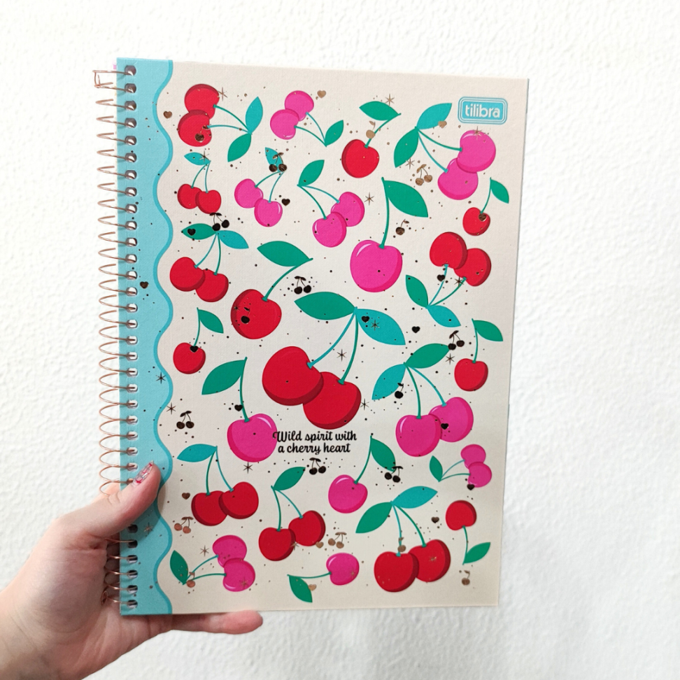 Caderno com Espiral Universitário 1 Matéria Amarena Tilibra - #1