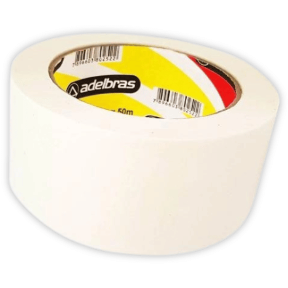 Fita Adesiva Crepe 48mm x 50m Mask 710 Adelbras