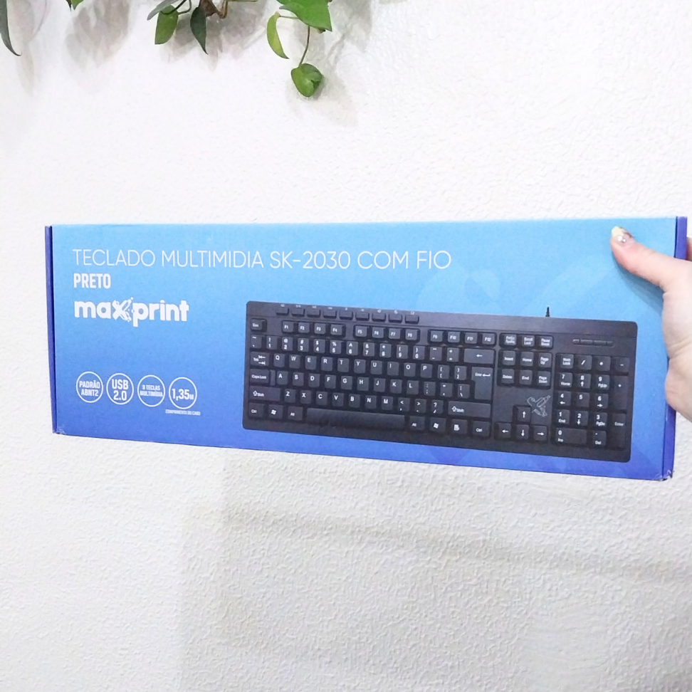 Teclado com Fio Multimídia SK-2030 Maxprint - #5