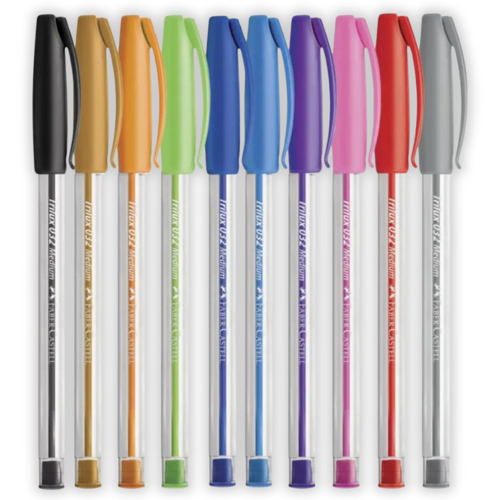 Kit Canetas Trilux 032 10 Cores Faber-Castell - #1