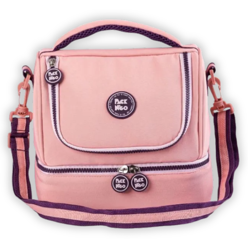 Lancheira Térmica Soft Crinkle Rosa Packn'Go - #1