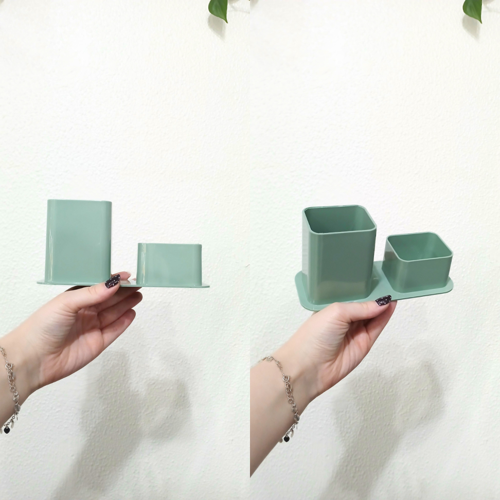 Porta Canetas Duplo Acrílico Color Dello - #10