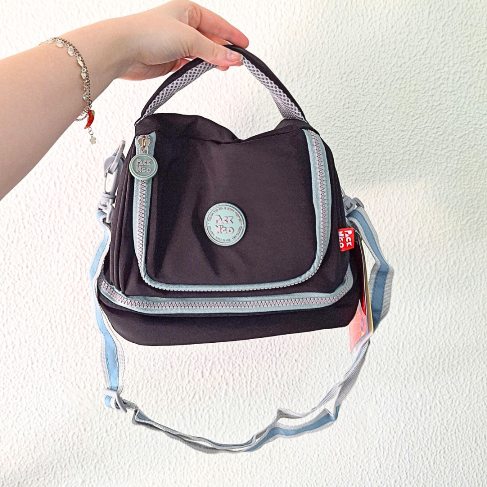 Lancheira Térmica Soft Crinkle Preto Packn'Go - #1