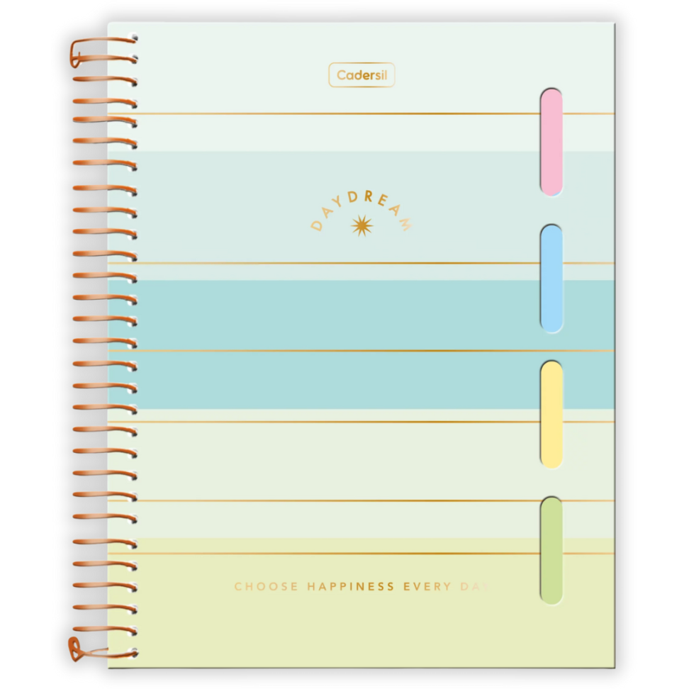 Caderno Criativo com Espiral Colegial Daydream Cadersil - #5