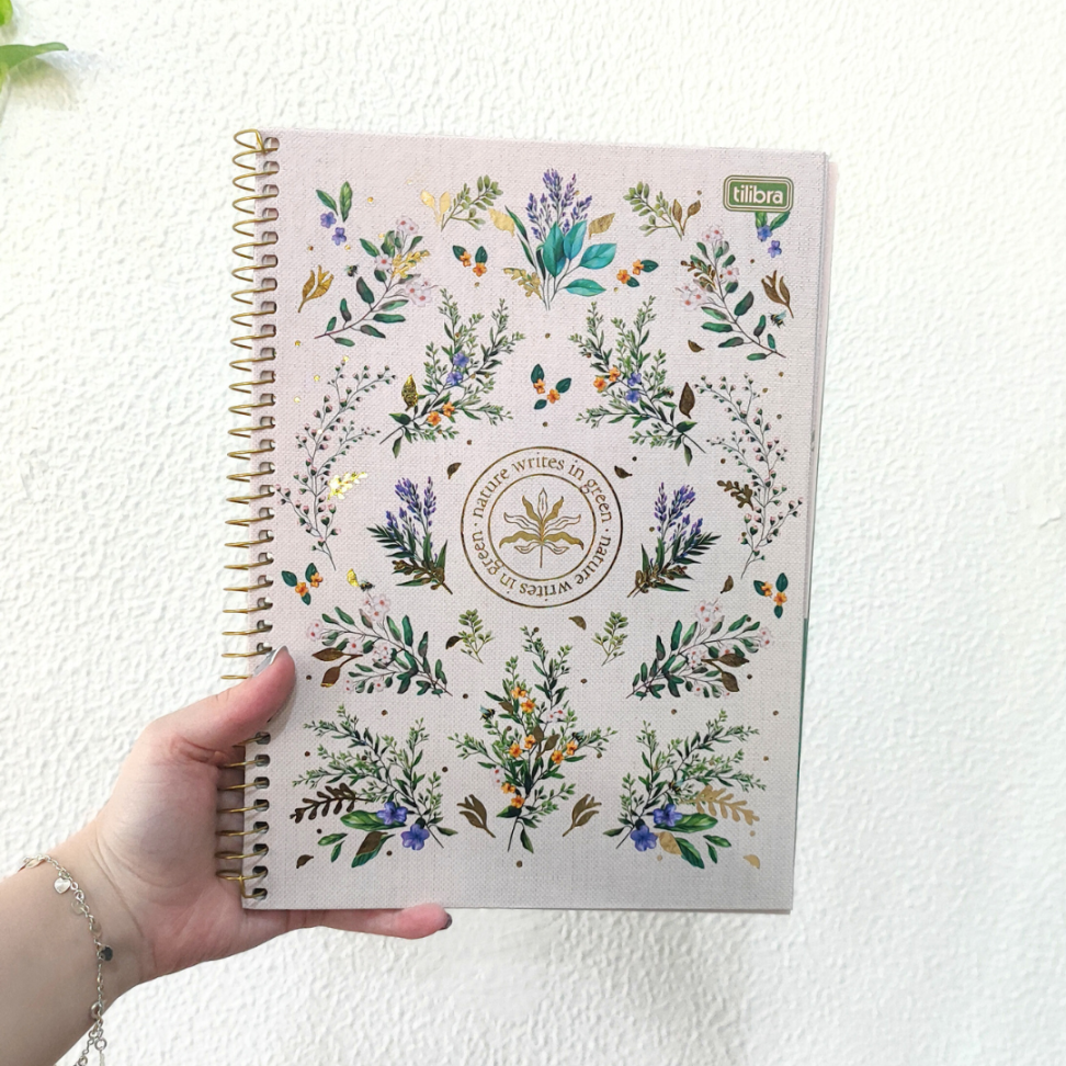 Caderno com Espiral Universitário 1 Matéria Naturalis Tilibra - #1