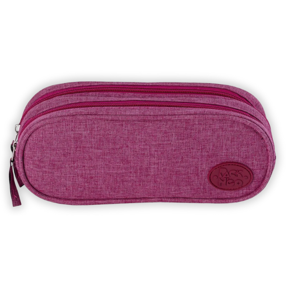 Estojo Duplo Jeans Vinho Packn'Go - #1