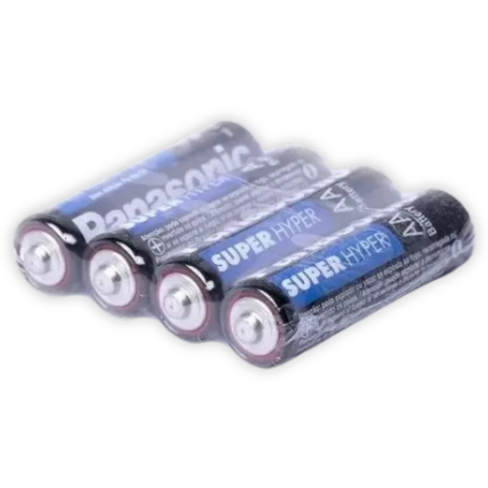 Pilha de Zinco Carvão AA 4 Unidades Panasonic