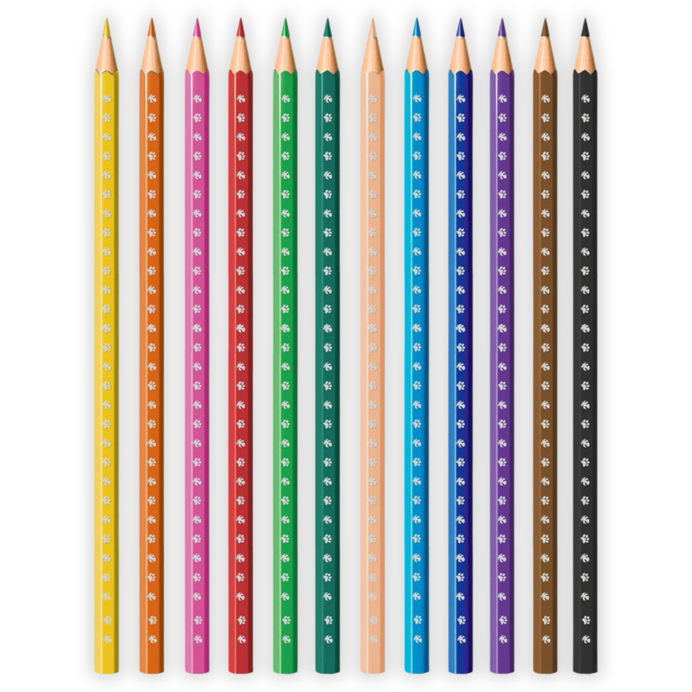 Lápis de Cor Premium 12 Cores Kids Bic