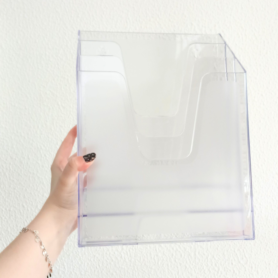 Expositor Vertical Triplo Acrílico Cristal Acrimet - #3