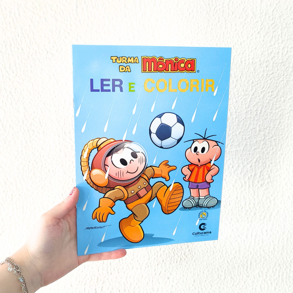 Livro Ler e Colorir Turma da Mônica Culturama - #14