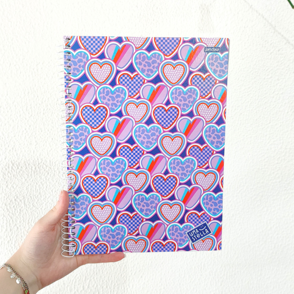 Caderno com Espiral Universitário Uma Stella 1 Matéria Jandaia - #10