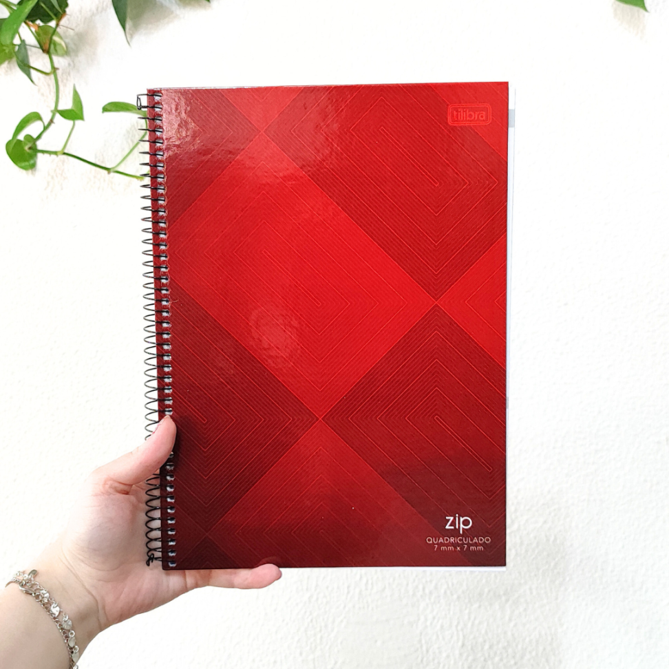 Caderno Quadriculado 7mm x 7mm Zip B Tilibra - #1
