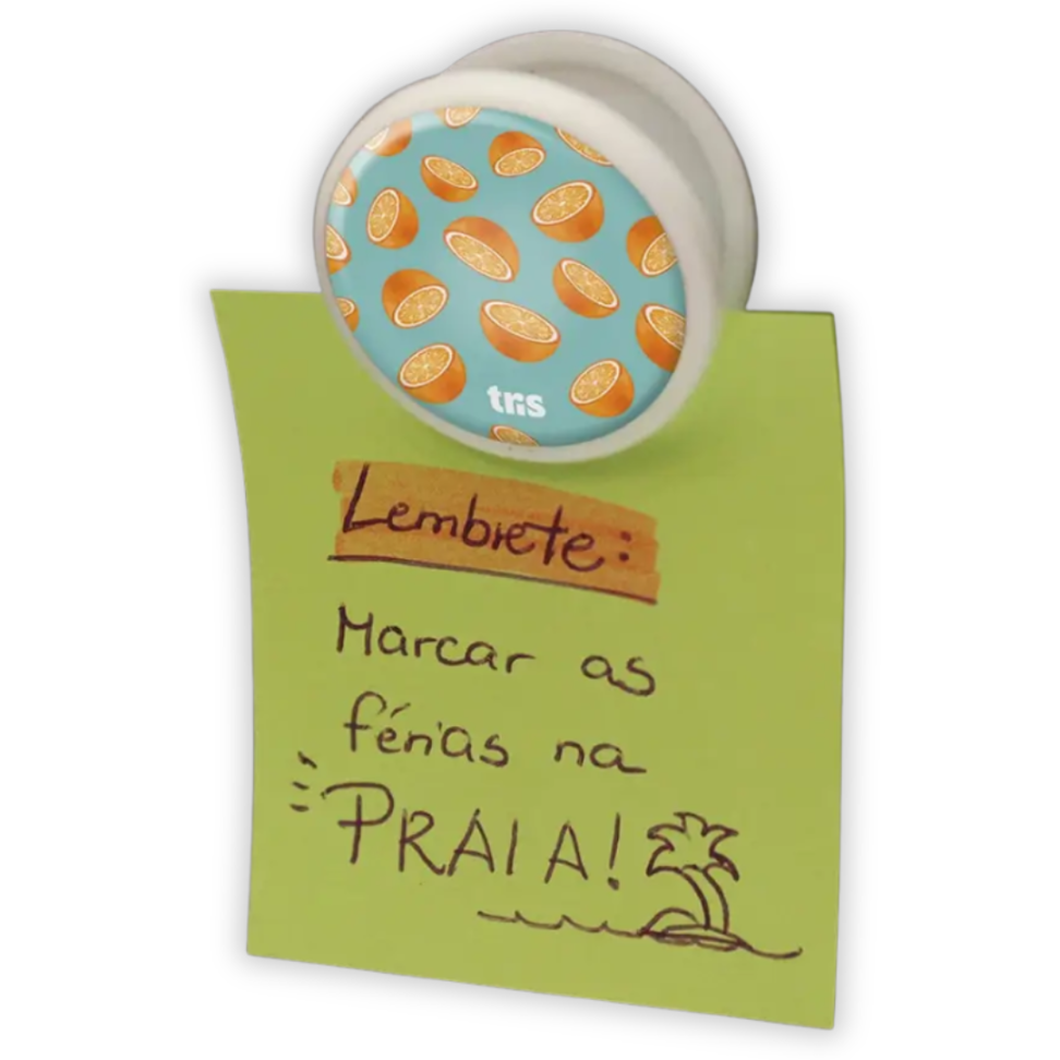 Clips de Papel Magnético 4 Unidades Tropical Holic Tris - #3