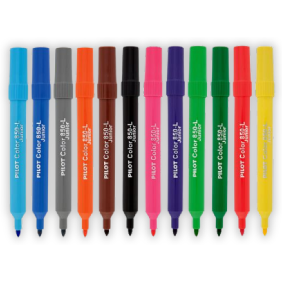 Canetinha Hidrográfica Color 850-L Junior 12 Cores Pilot - #3