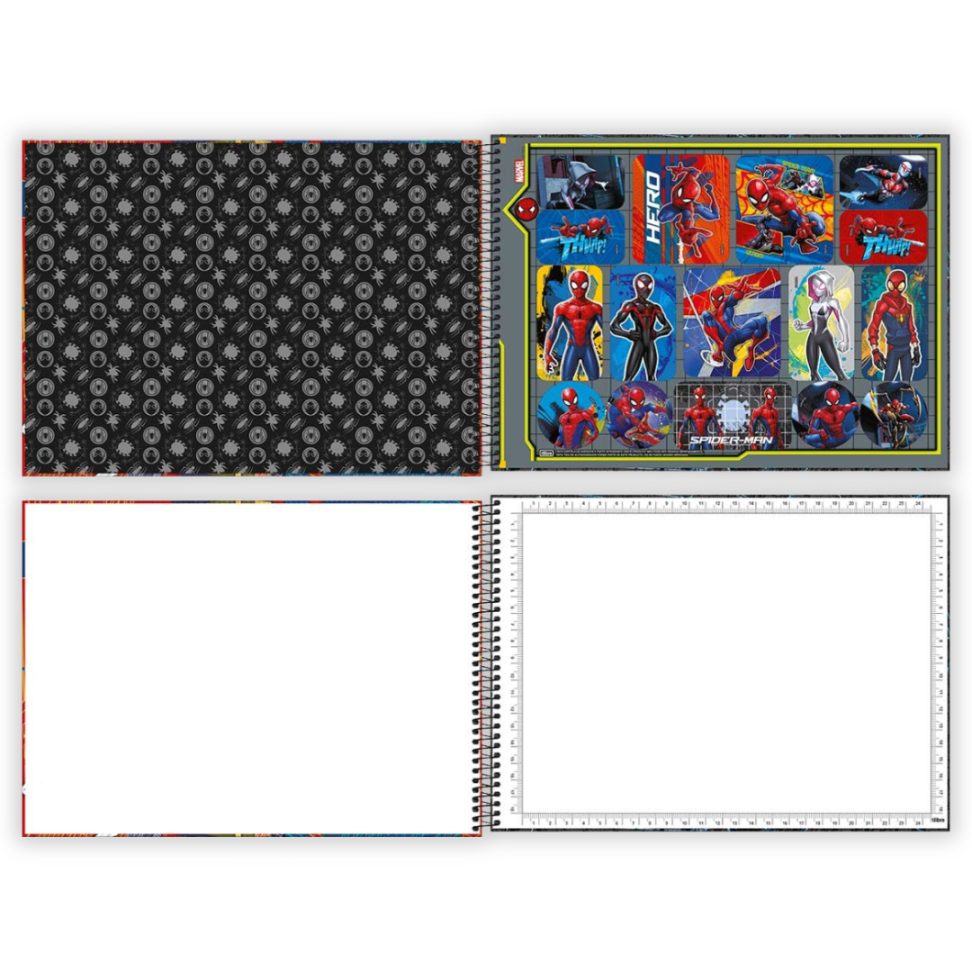 Caderno de Cartografia e Desenho Spider-Man Tilibra - #1