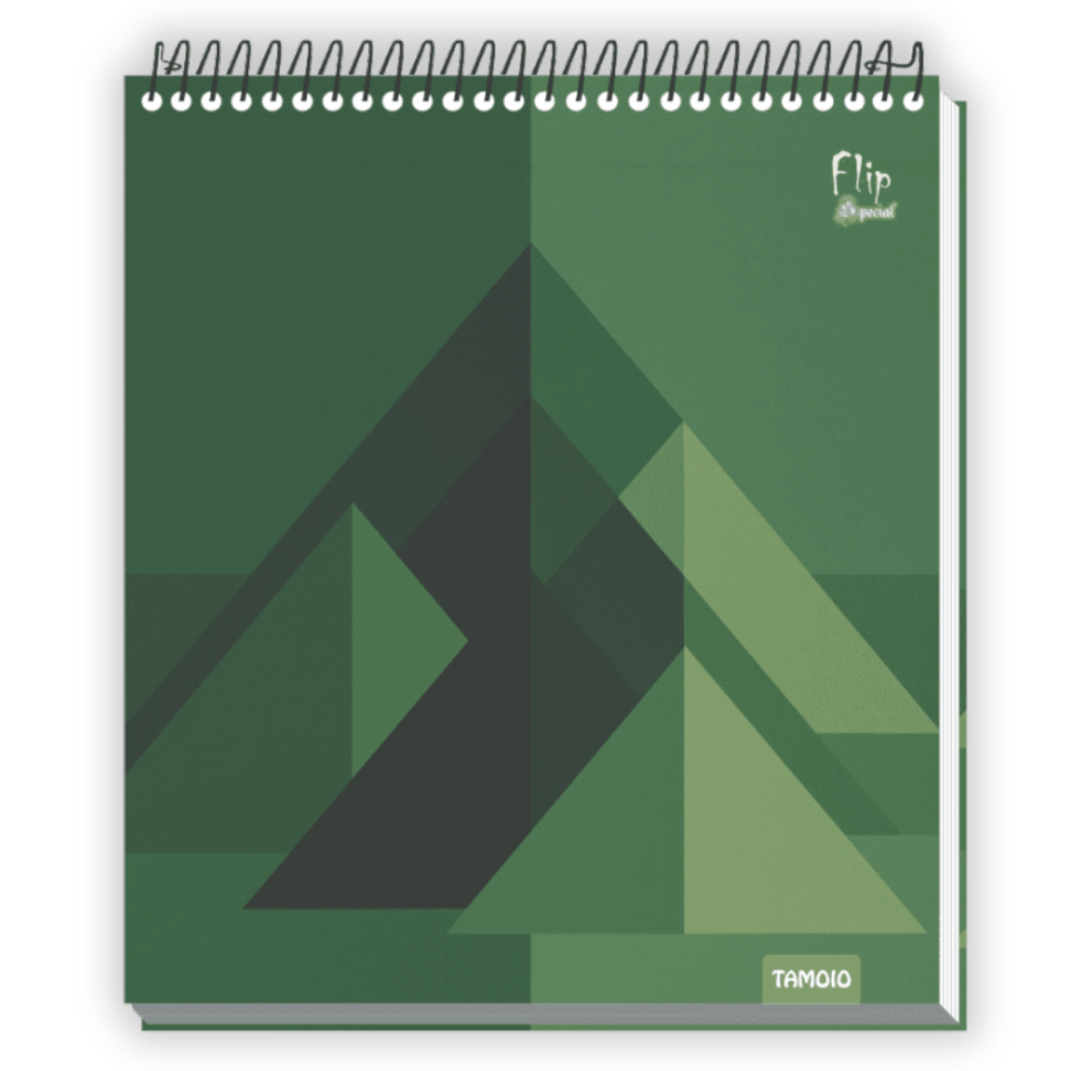 Caderno com Espiral Vertical Flip Special Tamoio - #5