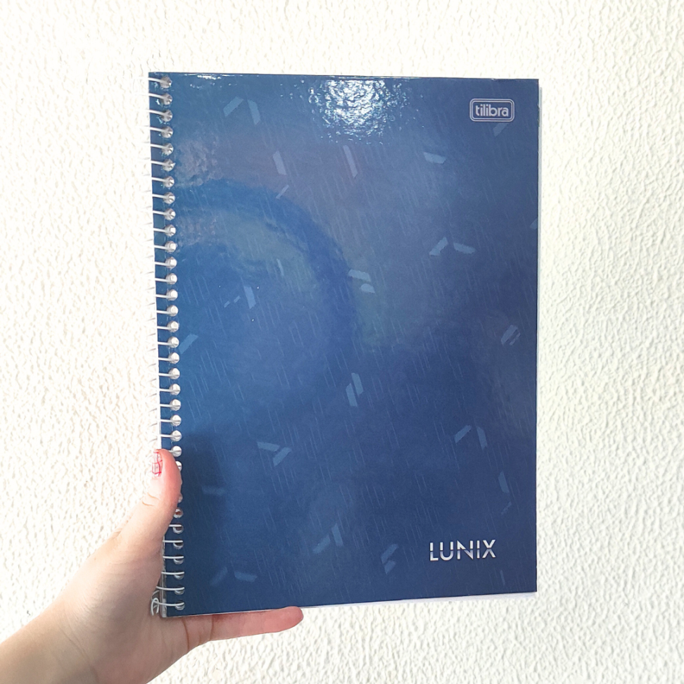Caderno com Espiral Universitário 1 Matéria Lunix Tilibra - #12