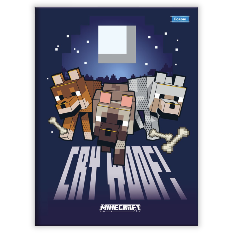 Caderno Brochura Pequeno 1/4 Minecraft Foroni - #1